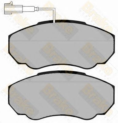 BRAKE ENGINEERING pa1285 -  Комплект тормозных колодок, дисковый тормоз